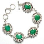 Emerald Quartz, CZ